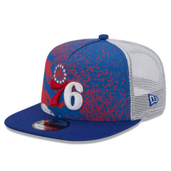 Royal Philadelphia 76ers Court Sport Speckle 9FIFTY Snapback Hat | NBA
