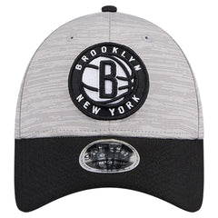 Heather Gray/Black Brooklyn Nets Active Digi-Tech Two-Tone 9FORTY Adjustable Hat | NBA