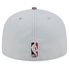 Gray Portland Trail Blazers Active Color Camo Visor 59FIFTY Fitted Hat | NBA