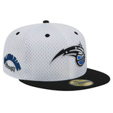 White/Black Orlando Magic Throwback 2Tone 59FIFTY Fitted Hat | NBA