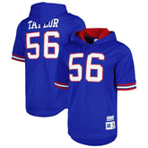 New York Giants Lawrence Taylor Retired Player Name & Number Mesh Hoodie T-Shirt | NFL Online