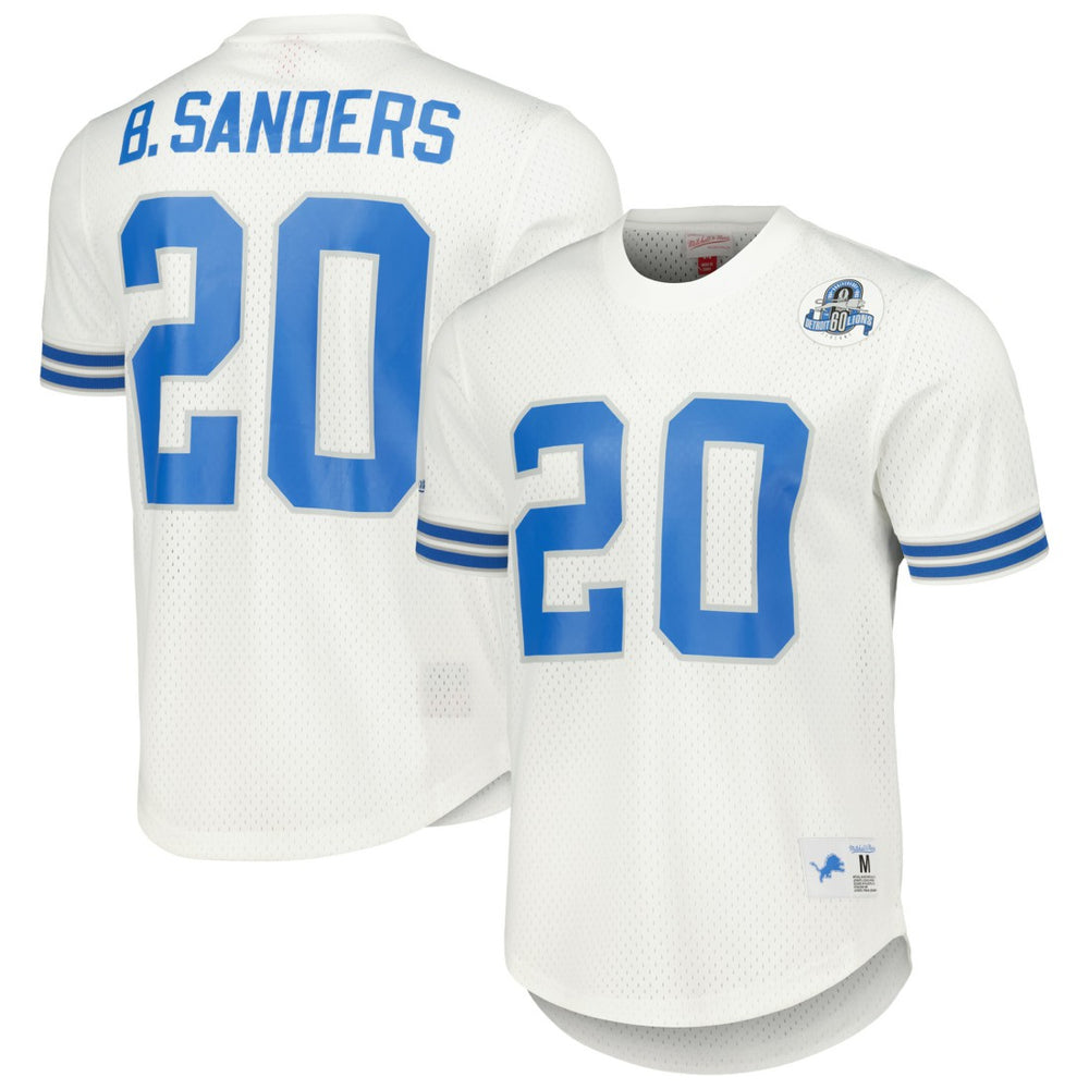 Detroit Lions Barry Sanders Retired Player Name & Number Mesh Top | NFL Near me