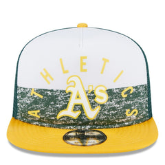 Athletics New Era Team Foam Front A-Frame Trucker 9FIFTY Snapback Hat - MLB Hats