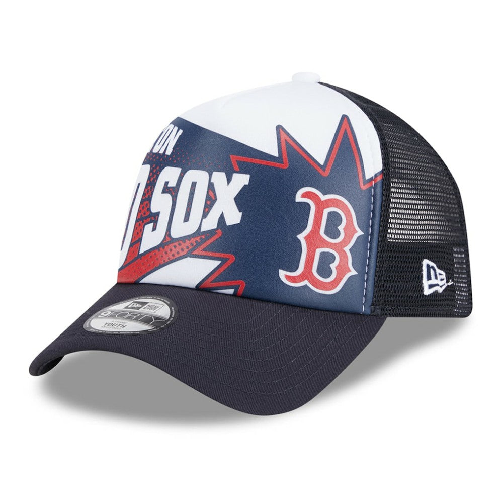 Boston Red Sox New Era Youth Boom 9FORTY Adjustable Hat - MLB Hats