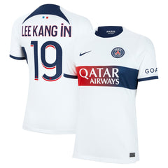 Lee Kang In Paris Saint-Germain Women's 2023/24 Away Stadium Replica Player Jersey