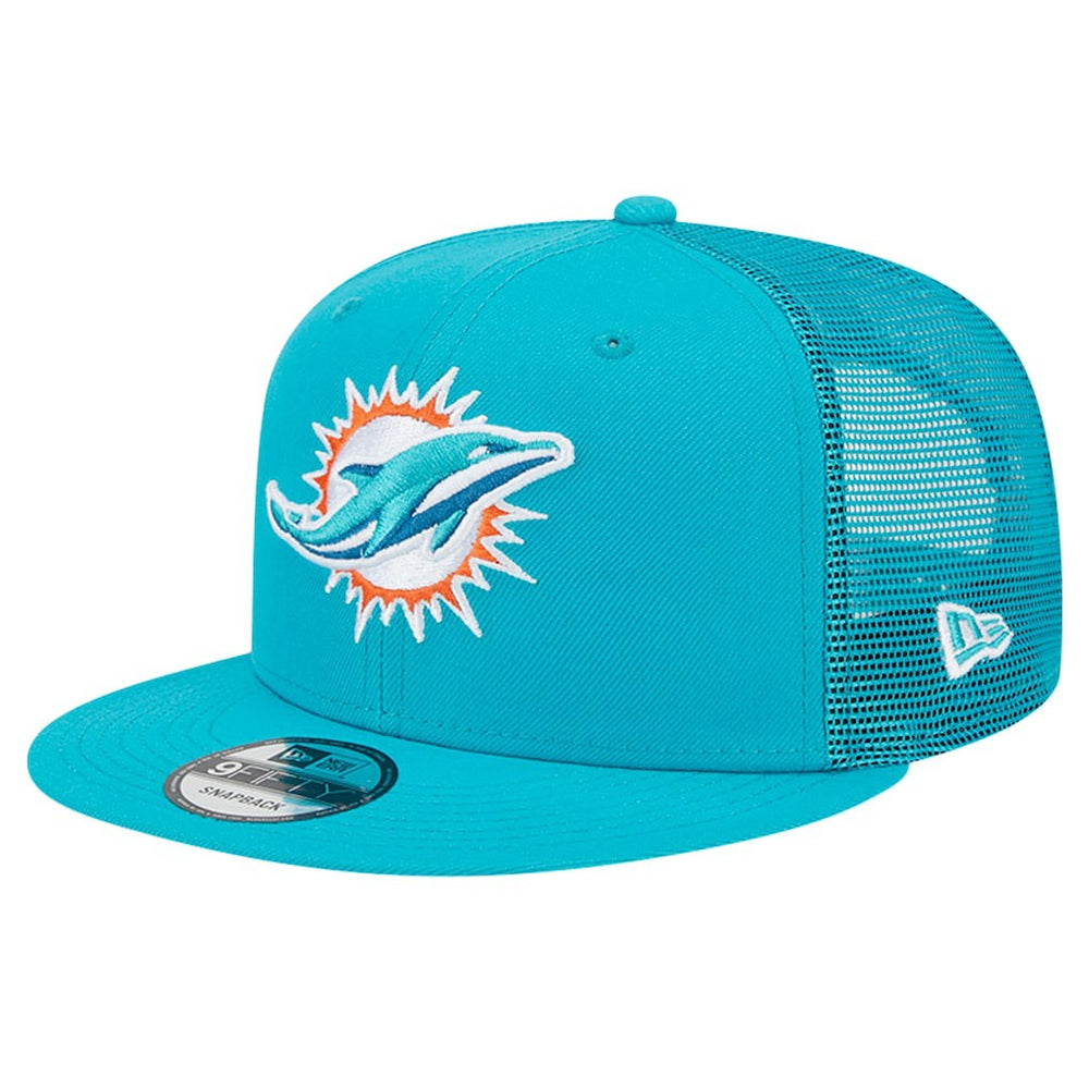 Miami Dolphins Main Trucker 9FIFTY Snapback Hat | NFL Discount