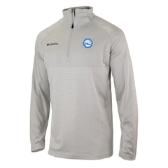 Heather Gray Philadelphia 76ers Omni-Wick Rockin' It Quarter-Zip Pullover Top | NBA