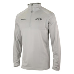 Heather Gray San Antonio Spurs Omni-Wick Rockin' It Quarter-Zip Pullover Top | NBA