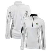 White Boston Celtics Women's Omni-Wick Shotgun Quarter-Zip Pullover Top | NBA