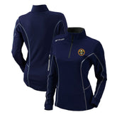 Navy Denver Nuggets Women's Omni-Wick Shotgun Quarter-Zip Pullover Top sale | NBA
