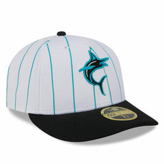 Miami Marlins New Era 2025 Batting Practice Low Profile 59FIFTY Fitted Hat - MLB Hats