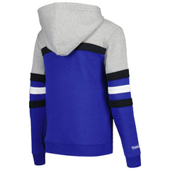 Blue/Heather Gray Orlando Magic Youth Hardwood Classics Head Coach Pullover Hoodie | NBA