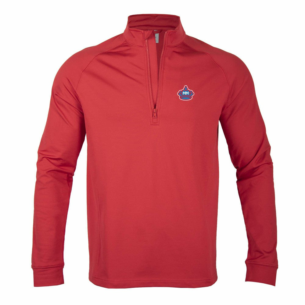 Miami Marlins Levelwear City Connect Calibre Insignia Core Quarter-Zip Pullover Top - MLB Pullover