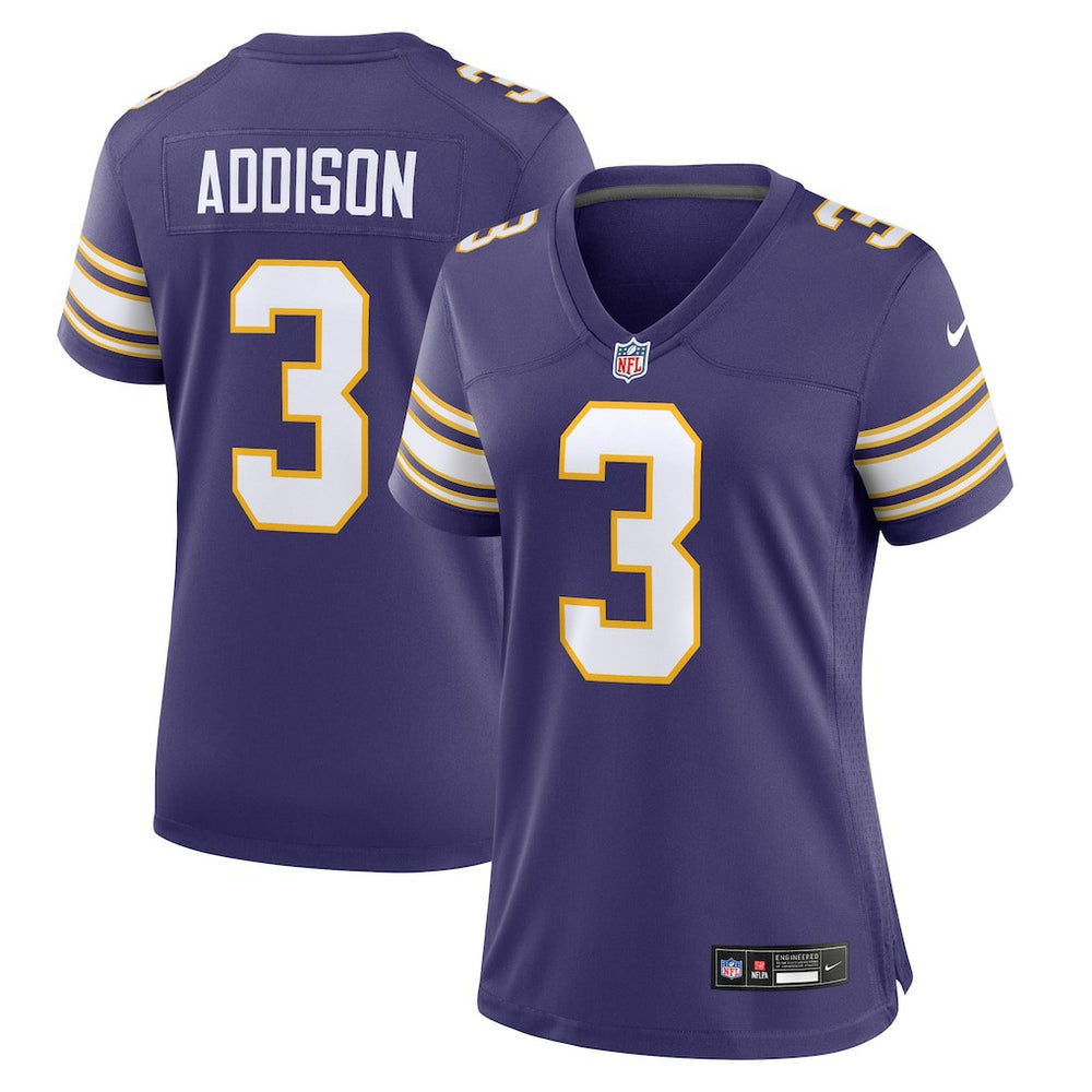Minnesota Vikings Jordan Addison Women's Alternate Game Jersey | NFL Sale
