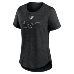 Baltimore Orioles Nike Women's Big Swoosh Tri-Blend Scoop Neck T-Shirt - MLB T-shirts