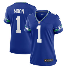 Seattle Seahawks Warren Moon Women's Throwback Retired Player Game Jersey | NFL Outlet