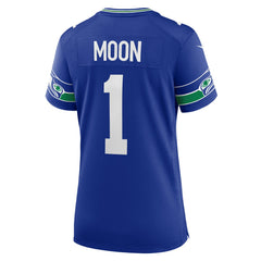 Seattle Seahawks Warren Moon Women's Throwback Retired Player Game Jersey | NFL Outlet