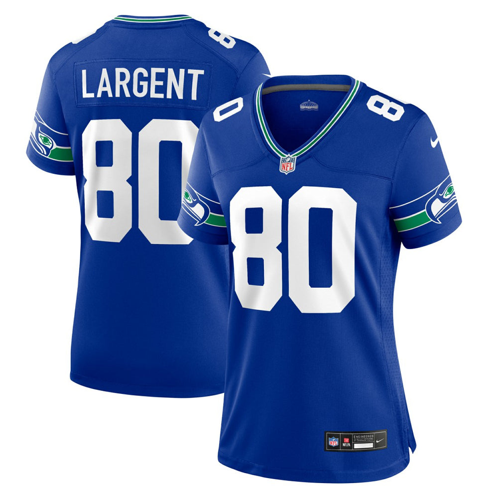 Seattle Seahawks Steve Largent Women's Throwback Retired Player Game Jersey | NFL New