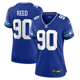 Seattle Seahawks Jarran Reed Women's Throwback Player Game Jersey | NFL Hot
