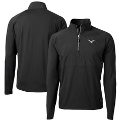 Philadelphia Eagles Cutter & Buck Adapt Eco Knit Hybrid Recycled Quarter-Zip Pullover Jacket | NFL US