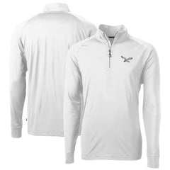 Philadelphia Eagles Cutter & Buck Eco Knit Stretch Recycled Quarter-Zip Pullover | NFL Hot