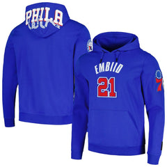 Royal Joel Embiid Philadelphia 76ers Pro Standard Player Pullover Hoodie | NBA