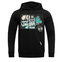 Black Jayson Tatum Boston Celtics Pro Standard Player Yearbook Pullover Hoodie | NBA