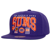 Purple Phoenix Suns Champ Stack Snapback Hat | NBA