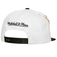 White Philadelphia 76ers Hot Fire Snapback Hat | NBA
