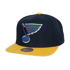 St. Louis Blues Mitchell & Ness Core Team Ground 2.0 Snapback Hat - NHL Hats