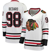 Connor Bedard Chicago Blackhawks Fanatics Women's Away Breakaway Jersey - NHL Jerseys
