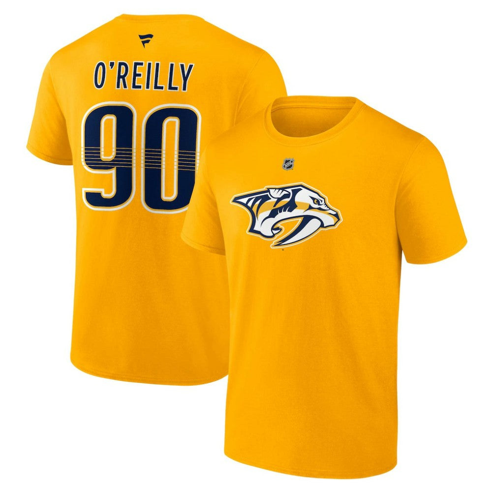 Ryan O'Reilly Nashville Predators Fanatics Authentic Stack Name & Number T-Shirt - NHL T-shirts