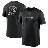 Miami Marlins Nike Fashion Over Shoulder Logo Legend T-Shirt - MLB T-shirts