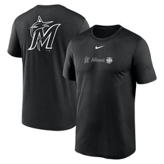 Miami Marlins Nike Fashion Over Shoulder Logo Legend T-Shirt - MLB T-shirts