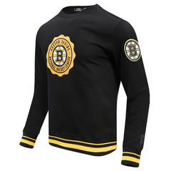 Boston Bruins Pro Standard Crest Emblem Pullover Sweatshirt - NHL Sweatshirts