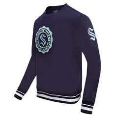 Seattle Kraken Pro Standard Crest Emblem Pullover Sweatshirt - NHL Sweatshirts