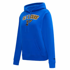 St. Louis Blues Pro Standard Women's Classic Chenille Pullover Hoodie - NHL Hoodies