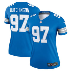 Detroit Lions Aidan Hutchinson Women's Legend Player Performance Top | NFL Online