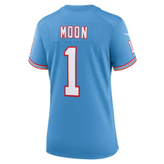 Tennessee Titans Warren Moon Women's Oilers Throwback Retired Player Game Jersey | NFL On sale