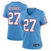 Tennessee Titans Eddie George Women's Oilers Throwback Retired Player Game Jersey | NFL Outlet