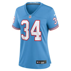Tennessee Titans Earl Campbell Women's Oilers Throwback Retired Player Game Jersey | NFL Hot