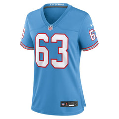Tennessee Titans Mike Munchak Women's Oilers Throwback Retired Player Game Jersey | NFL Near me