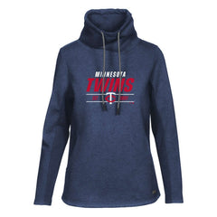 Minnesota Twins Levelwear Women's Verve Loop Pullover Sweatshirt - MLB Pullover