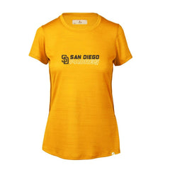 San Diego Padres Levelwear Women's Lux Chase T-Shirt - MLB T-shirts