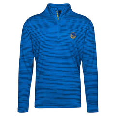 Royal Golden State Warriors Levelwear Gear Insignia Core Quarter-Zip Pullover Top sale | NBA