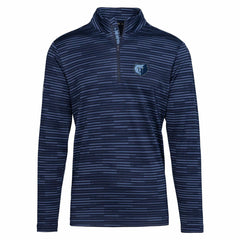 Navy Memphis Grizzlies Levelwear Gear Insignia Core Quarter-Zip Pullover Top | NBA