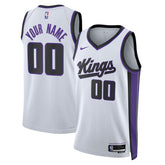 White Sacramento Kings Unisex Swingman Custom Jersey | NBA