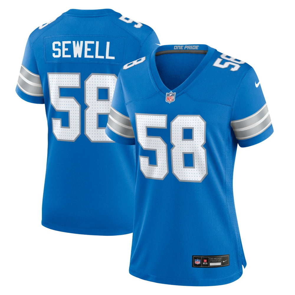 Detroit Lions Penei Sewell Women's Game Jersey | NFL On sale