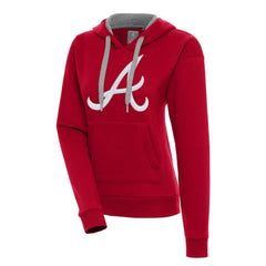 Atlanta Braves Antigua Women's Victory Pullover Hoodie - MLB Hoodies