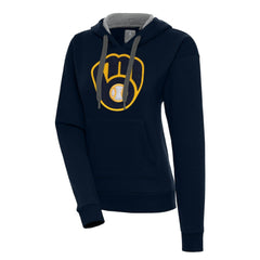 Milwaukee Brewers Antigua Women's Victory Pullover Hoodie - MLB Hoodies
